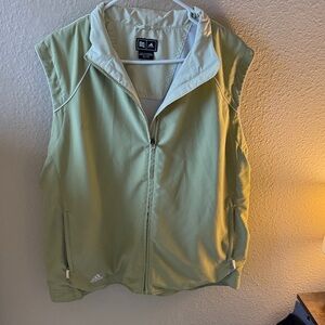 Adidas Mint Green Sleeveless Jacket